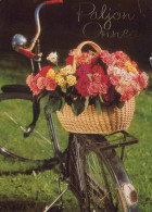 FLOWERS Vintage Postcard CPSM #PAS667.GB - Flowers