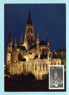 Carte Maximum  1977 - Cathédrale De Bayeux - YT 1939 - 14 Bayeux - 1970-1979