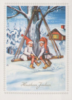 SANTA CLAUS CHRISTMAS Holidays Vintage Postcard CPSM #PAK409.GB - Santa Claus