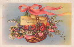 FLEURS Vintage Carte Postale CPSMPF #PKG070.FR - Flowers