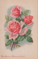 FLEURS Vintage Carte Postale CPSMPF #PKG010.FR - Flowers