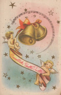ANGE Noël Vintage Carte Postale CPSMPF #PKD755.FR - Engel