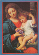 Vierge Marie Madone Bébé JÉSUS Religion Vintage Carte Postale CPSM #PBQ155.FR - Jungfräuliche Marie Und Madona