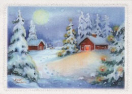 Buon Anno Natale Vintage Cartolina CPSM #PBM888.IT - Nouvel An