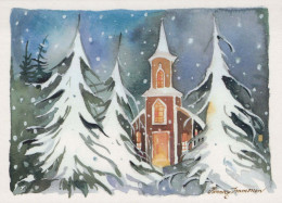 Buon Anno Natale Vintage Cartolina CPSM #PBN082.IT - Nouvel An
