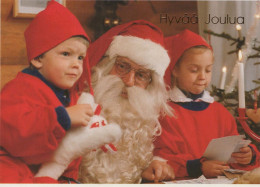 BABBO NATALE Buon Anno Natale Vintage Cartolina CPSM #PBB085.IT - Santa Claus