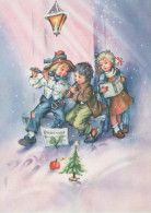 Buon Anno Natale BAMBINO Vintage Cartolina CPSM #PAY027.IT - Nouvel An
