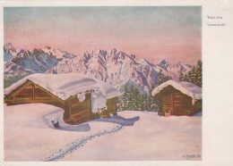 Buon Anno Natale Vintage Cartolina CPSM #PAV726.IT - Nouvel An
