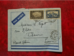 LETTRE  MAROC MEKNES 1939 POR THANN AUTOPLAN - Morocco (1956-...)