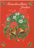 Buon Anno Natale BELL Vintage Cartolina CPSM #PAT483.IT - Nouvel An