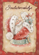 BABBO NATALE Natale Vintage Cartolina CPSM #PAK477.IT - Kerstman