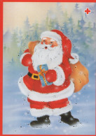 BABBO NATALE Natale Vintage Cartolina CPSM #PAK541.IT - Santa Claus