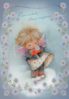 ANGELO Buon Anno Natale Vintage Cartolina CPSM #PAJ174.IT - Engel
