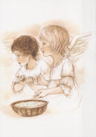 ANGELO Buon Anno Natale Vintage Cartolina CPSM #PAJ108.IT - Angels