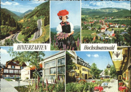 71935150 Hinterzarten Hoellental Panorama Dorfpartien Schwarzwaelder Trachtenmae - Hinterzarten