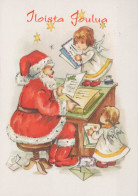 ANGELO Buon Anno Natale Vintage Cartolina CPSM #PAH607.IT - Engel