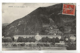 Digne-les-Bains (04) : Vue Panoramique Du Quartier Du Lycée En 1911 PF. - Digne