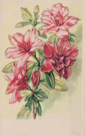 FLOWERS Vintage Postcard CPA #PKE585.GB - Flowers