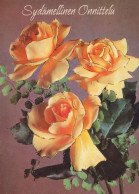 FLOWERS Vintage Postcard CPSM #PBZ590.GB - Fleurs