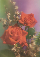 FLOWERS Vintage Postcard CPSM #PBZ110.GB - Fleurs