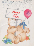 HAPPY BIRTHDAY 2 Year Old Vintage Postal CPSM #PBT954.GB - Birthday