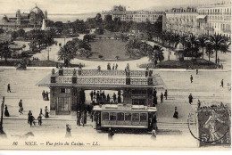 Nice - Vue Prise Du Casino - Tram  - CPR Cartes D'Autrefois - Tramways