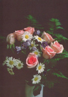 FIORI Vintage Cartolina CPSM #PBZ654.IT - Flowers