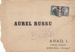 Chile: 1924: Registered  Valparaiso To Arad Romania - Cile