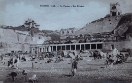 CPA (Seine Maritime). MESNIL VAL, Le Casino, Les Falaises - Mesnil-Val