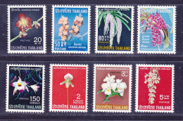 THAILANDE N°  470 à 477 ** MNH Neufs Sans Charnière, TB (D2370) Orchidées Diverses, Fleurs - 1967 - Thailand