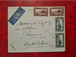 LETTRE  MAROC MEKNES POUR THANN - Marocco (1956-...)