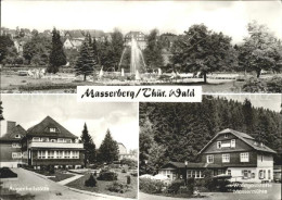 71935029 Masserberg Springbrunnen Augenheilstaette Waldgaststaette Massermuehle  - Masserberg