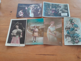 Lot De 6 Cartes Environ 1900 Et Plus - Sonstige & Ohne Zuordnung