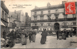 37 TOURS - Place Chateauneuf, Marché Aux Pommes De Terre  - Tours