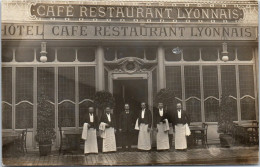 37 TOURS - CARTE PHOTO - Restaurant Lyonnais 52 Rue Nationale  - Tours