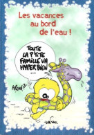 Carte Postale: Le Piaf N°5017: Les Vacances Au Bord De L'eau. "Toute La P'tite Famille Va Hyper Bien...".. Humour. - Humour