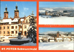 71935005 St Peter Schwarzwald Kirche Panorama Ortsblick St. Peter - St. Peter