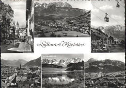 71934993 Kitzbuehel Tirol Panorama Hauptstr Hahnenkamm Schwarzsee Seilbahnen Kit - Autres & Non Classés