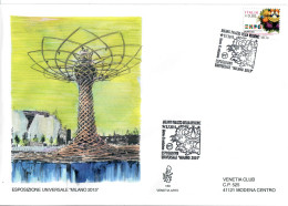 ITALIA 2015 FDC VENETIA ARTE N. 169 EXPO MILANO 2015 - FDC