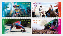 Norway Norvege Norwegen 2024 Summer Festivals Set Of 4 Stamps MNH - Ongebruikt