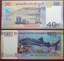 Djibouti 40 Francs, 2017 P-46a.1 - Dschibuti