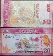 Sri Lanka 20 Rupees, 2021 P-123h - Sri Lanka