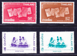 THAILANDE N°  441 à 444 ** MNH Neufs Sans Charnière, TB (D2372) Semaine De La Lettre écrite - 1966 - Thailand
