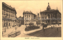 71934864 Milano Piazza Cordusio Strassenbahn Milano - Altri & Non Classificati