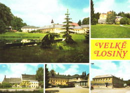 ARCHITECTURE, VELKE LOSINY CASTLE, MULTIPLE VIEWS, TOWER, PARK, CZECH REPUBLIC, POSTCARD - Czech Republic