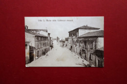 Cartolina Villa S. Maria Delle Fabbrecce Pesaro Viaggiata 1914 - Pesaro