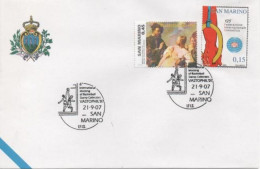 San Marino, Basketball, 6th International Meeting Of Basketball Stamp Collectors, Vasto 2007 - Basketbal