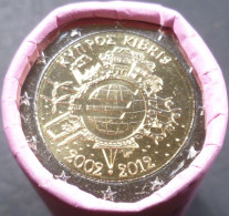 Cipro - 2 Euro 2012 - 10° Circolazione Di Monete In Euro - KM# 97 - Rotolino 25 Monete - Rolls
