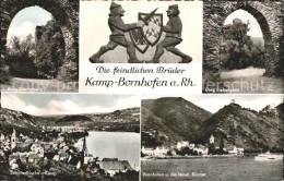 71934626 Kamp-Bornhofen Mit Burg Liebenstein Und Sterrenberg Die Feindlichen Bru - Autres & Non Classés