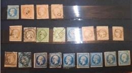 Lot De 21 Timbres Obliteres - France - Napoleon III Et Ceres - A Voir ! - 1862 Napoleon III